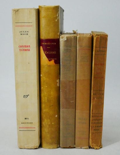 Lot :
- Jacques BAINVILLE. 
Histoire de deux...