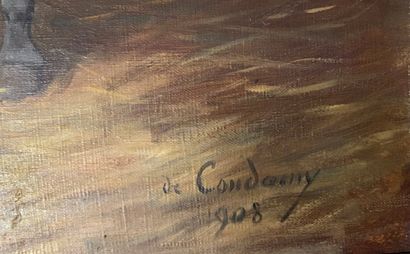 Charles de CONDAMY (c. 1855-1913)
Cheval...