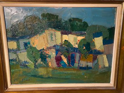 G. GALARD (XXe siècle) 
Paysage abstrait
Huile...