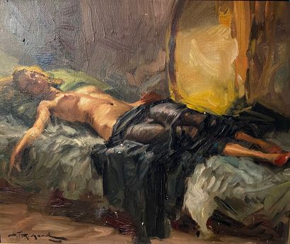 Richard DURANDO TOGO (1910- ?) 
Jeune femme...