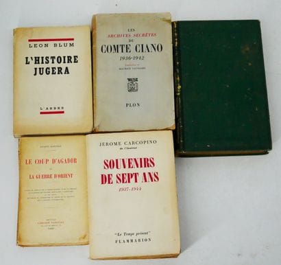 Lot :
- Léon BLUM. 
L’Histoire jugera.
L’Arbre,...