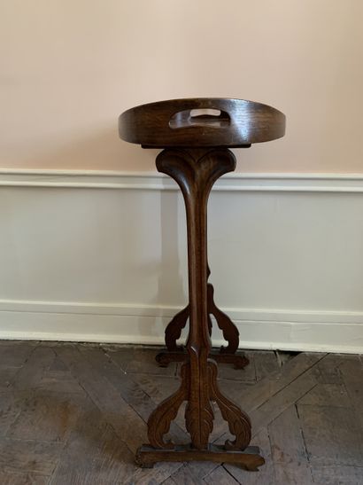 Emile GALLE (1846-1904)
Table à thé à plateau...