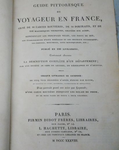 Guide pittoresque du voyageur en France.
Orné...