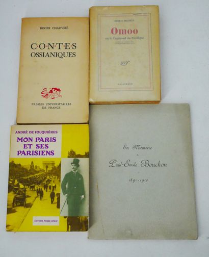 Lot :
- Roger CHAUVIRE. 
Contes ossianiques.
PUF,...