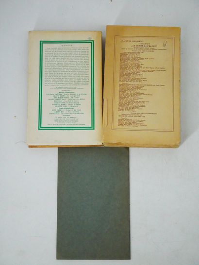 Lot :
- Simone WEIL. 
La Connaissance surnaturelle.
NRF....