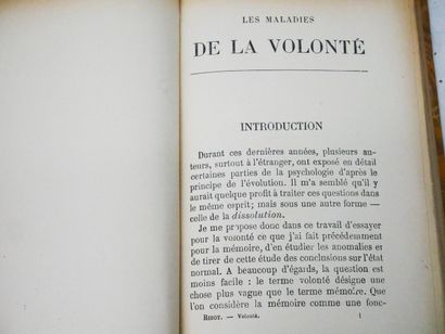 Lot :
- Th. RIBOT. 
Les maladies de la personnalité.
Félix...