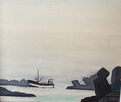 F. HULOT (XXe siècle) :
Bateau de pêche dans...