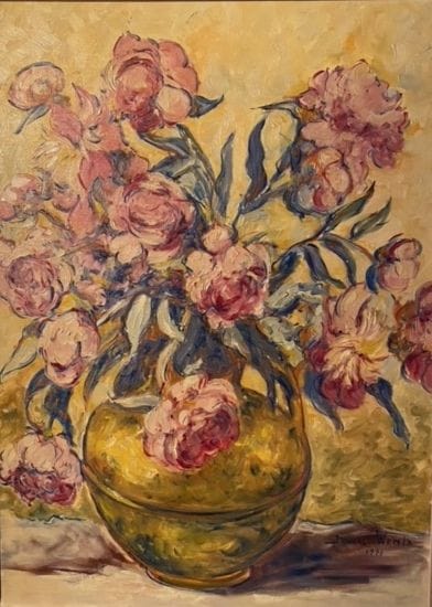 Simone DUVAL WENTA (1934-2015) 
Bouquet de...