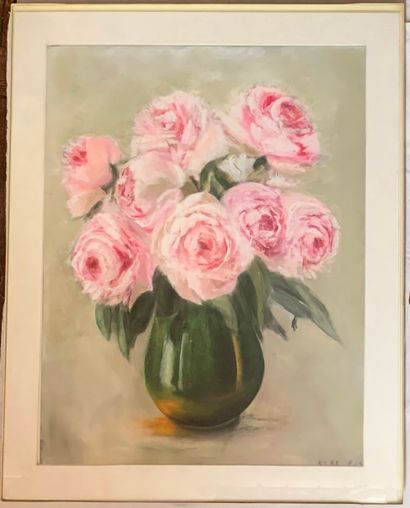 Ecole moderne
Bouquet de roses
Huiles sur...