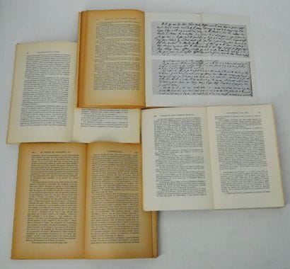 Lot :
- Maxime DU CAMP. 
Souvenirs d’un demi-siècle.
Hachette,...