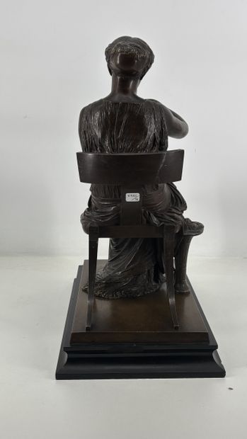 Jean Jules SALMSON (1823-1902)
La dévideuse,...