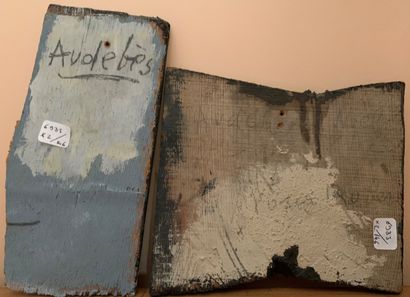 René AUDEBES (1922-1993)
Sans titres
Deux...