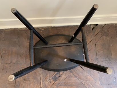 Ejvind JOHANSSON (1923-2002)
Tabouret curule...