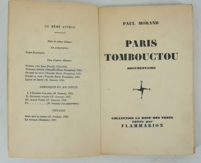 PAUL MORAND. 
- Lewis et Irène.
Bernard Grasset,...