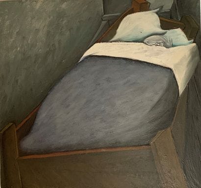 René AUDEBES (1922-1993)
Le sommeil
Huile...