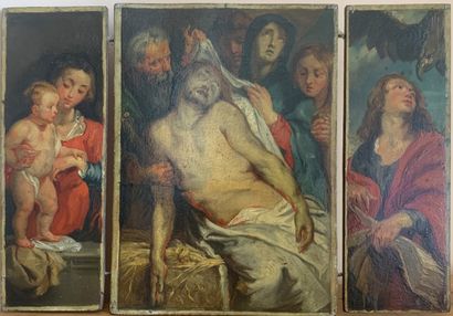 Pierre Paul RUBENS d'après
La déposition...