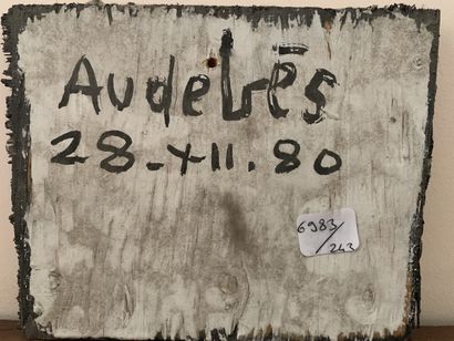 René AUDEBES (1922-1993)
Maison
Technique...