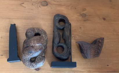 Lot d'objets océaniens et divers