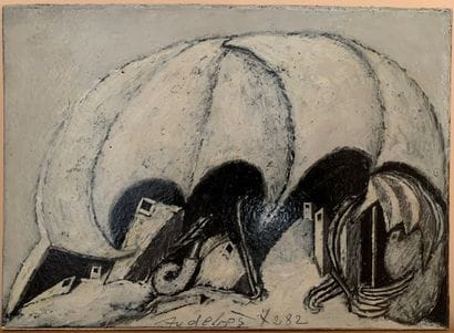 René AUDEBES (1922-1993)
Parapluie
Huile...