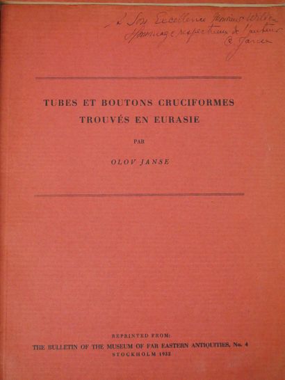 Olov JANSE. 
- Quelques antiquités chinoises...