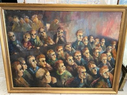 Ecole du XXe siècle :
Les spectateurs
Huile...