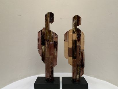 Josette RISPAL (1946-)
Personnages debout
Paire...