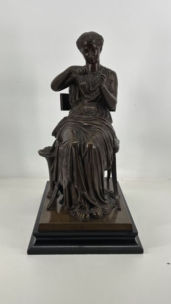 Jean Jules SALMSON (1823-1902)
La dévideuse,...