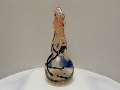 Ecole contemporaine
Bouteille en verre transparent...