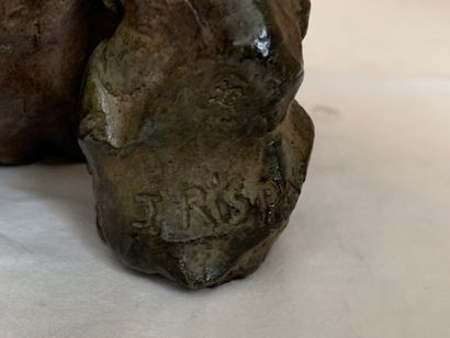 Josette RISPAL (1946-)
Personnage assis
Sculpture...
