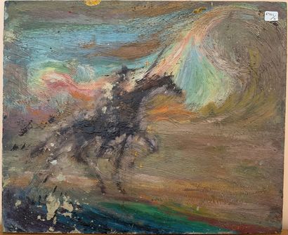 Ecole contemporaine
Don Quichotte
Huile sur...