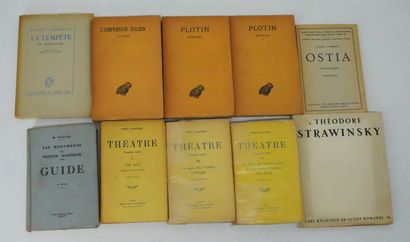 Lot :
- SHAKESPEARE. 
La tempête.
Trad. P.L....