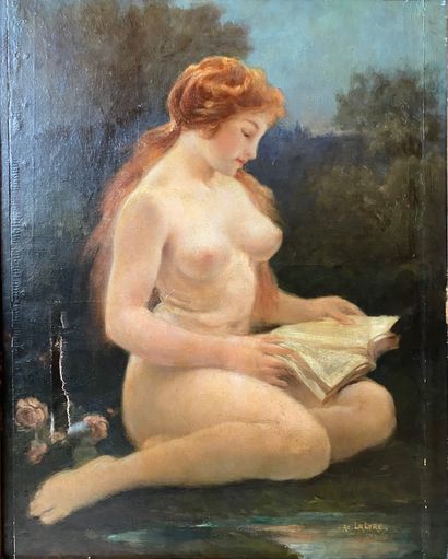 Adolphe LALYRE (1848-1933)
Liseuse
Huile...