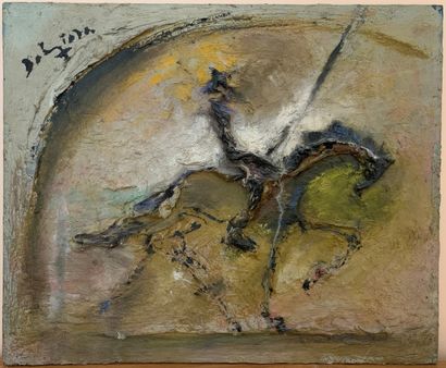 Ecole contemporaine
Don Quichotte
Huile sur...