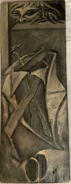 René AUDEBES (1922-1993)
Personnage regardant...