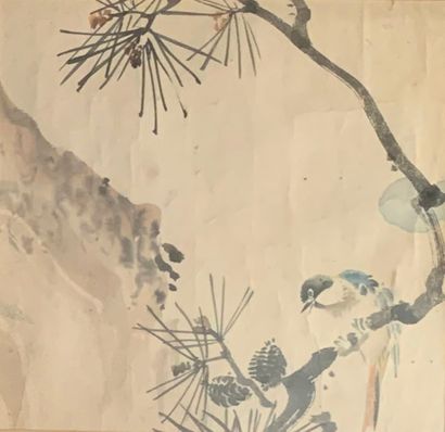 Ecole japonaise
Paysage et personnages
Deux...