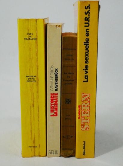 Lot :
- Germaine TILLON. 
Ravensbrück.
Seuil,...
