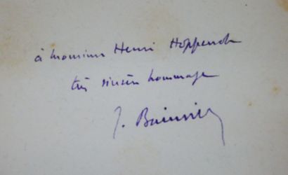 Lot :
- Jacques BAINVILLE. 
Histoire de deux...