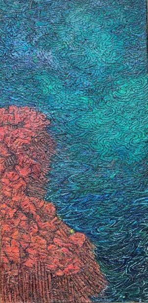 Renée SAINT HILLIER (1930-2006)
La falaise
Huile...