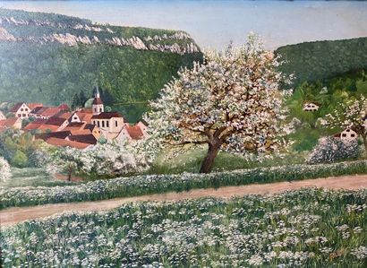 Rob MEYER
Paysage
Huile sur isorel signé...