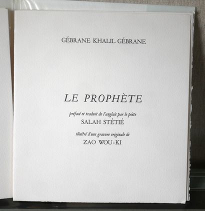 Gébrane KHALIL GEBRANE - ZAO Wou-Ki ill.
Le...
