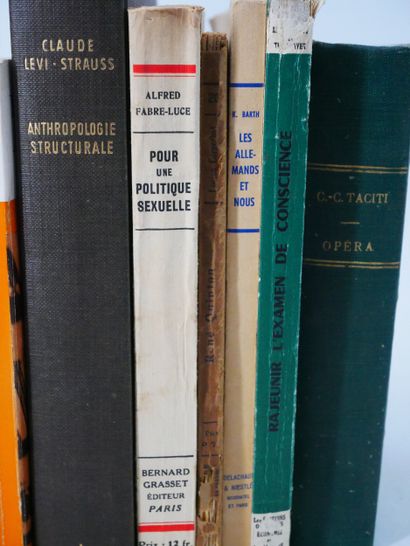 Lot :
- Karl BARTH. 
Les Allemands et nous.
Delachaux...