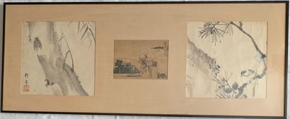 Ecole japonaise
Paysage et personnages
Deux...