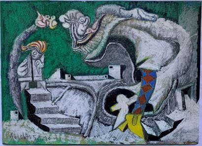 René AUDEBES (1922-1993)
Sans titre
Huile...