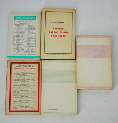Lot :
- René DUNAN. 
Ceux de Paris. Août...