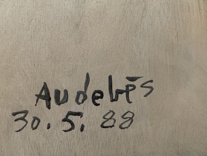 René AUDEBES (1922-1993) 
Personnages
Huile...