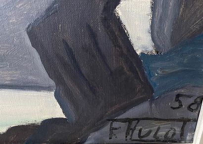 F. HULOT (XXe siècle) :
Bateau de pêche dans...
