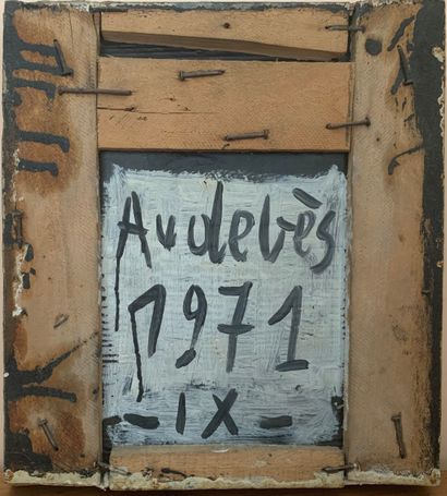 René AUDEBES (1922-1993)
Le moine
Huile sur...