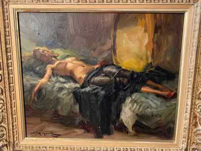Richard DURANDO TOGO (1910- ?) 
Jeune femme...