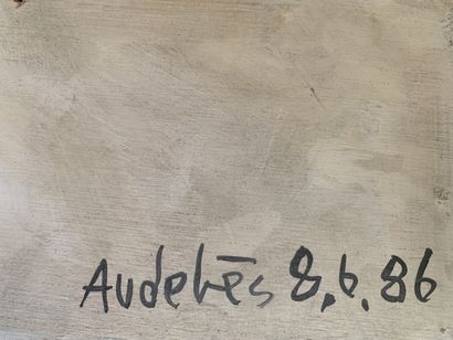 René AUDEBES (1922-1993)
Les oiseaux
Huile...