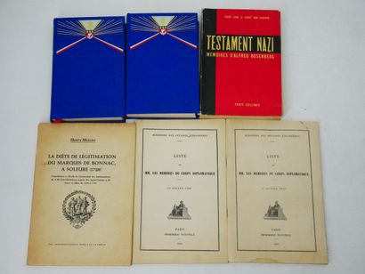 Lot :
- Henry MERCIER. 
La diète de légitimation...